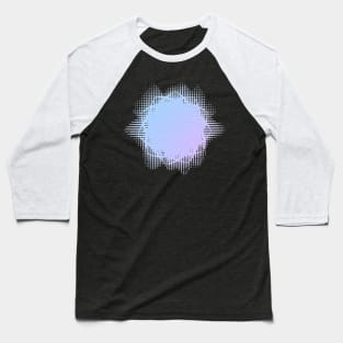 Iridescent Glitch Art Splatter Baseball T-Shirt